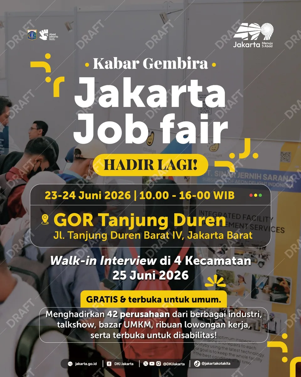 Job Fair Kabupaten Lima Puluh Kota 2026 (Suku Dinas TKTE Wilayah Kabupaten Lima Puluh Kota Barat) : 23-24 Juni 2026